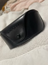 Bvlgari Black Leather Hard Snap Case for Glasses  Sunglasses