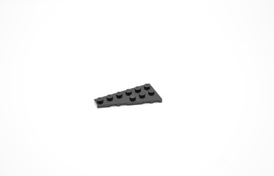Lego LEFT PLATE 3X6 W ANGLE Black 4283047 54384 PK8