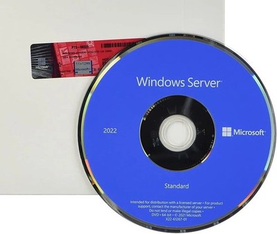 Windows Server 2022 Standard 64-bit License & DVD 16 Core sealed