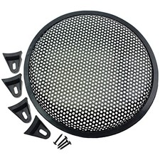2 Pack 6 Inch Metal Mesh Speaker Grills Covers Subwoofer Grill 6IN Black