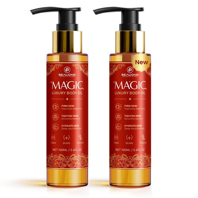 Magic Body Oil for Women: Firming Hydrating after Shower - Glowing Skin with 8 N