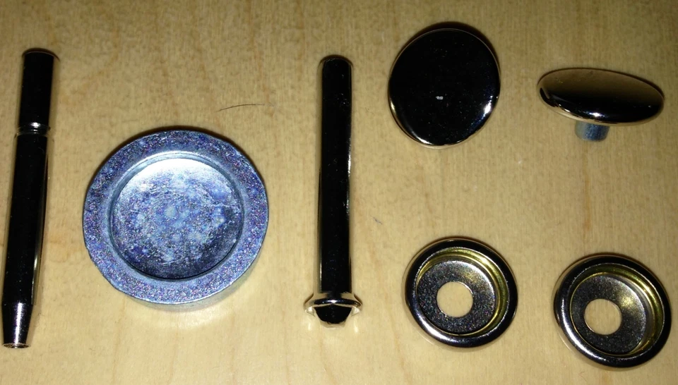 Apron Cover Press Stud Tool for Silver Cross Dolls Pram 2* Stud Fastener & Punch