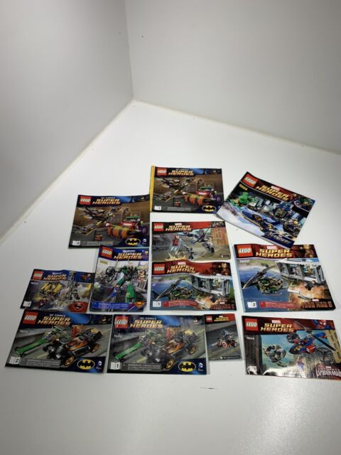 LEGO INSTRUCTION MANUALS Marvel Dc Lot 6868 76007 76012 76013 760129 | eBay