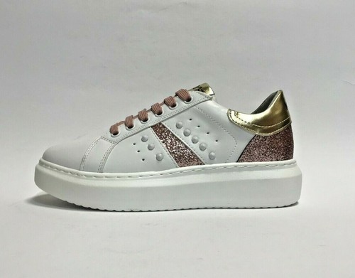 KEYS SCARPE DONNA SNEAKERS FASHION STILE MCQUEEN K-6002 WHITE/PINK | eBay
