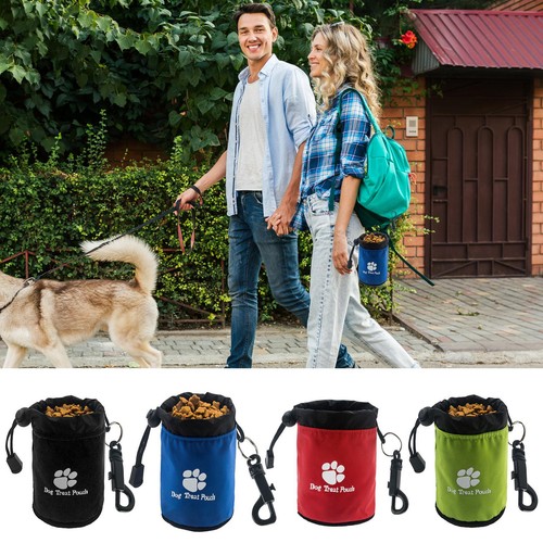 Outdoor Pet Dog Treat Walking Training Pouch Food Dispenser Snack Bags Pockets