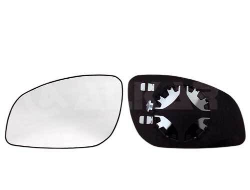 Left ALKAR 6401444 Mirror Glass, outside mirror for OPEL,VAUXHALL