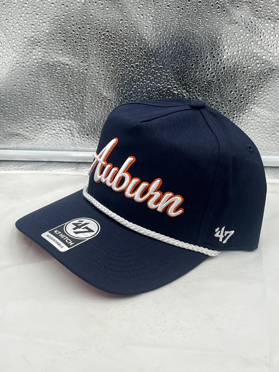 Auburn Tigers NCAA '47 Brand Blue Script Hitch Rope Adjustable Snapback Hat