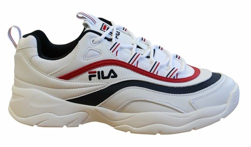 navy fila trainers
