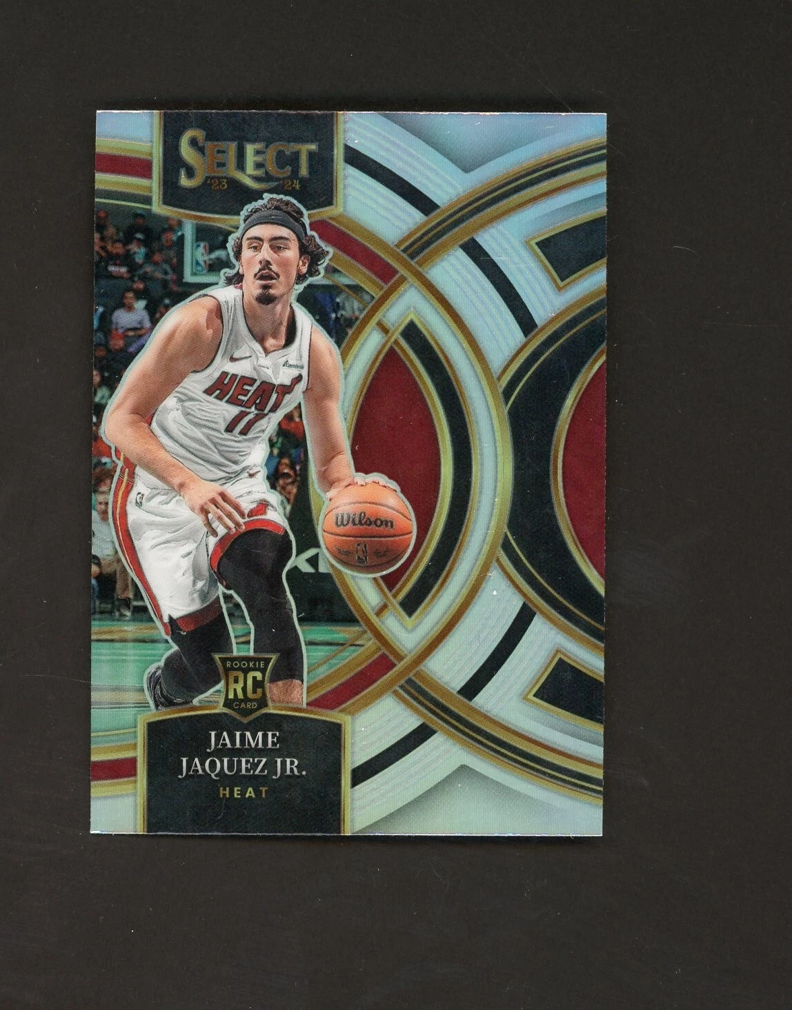 2023-24 Panini Select Silver Prizm #102 Jaime Jaquez Jr Miami Heat RC Rookie