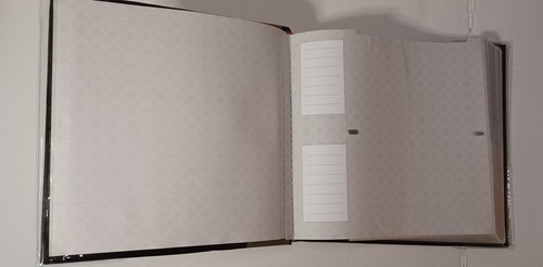 BLACK PHOTO ALBUM HOLDS 200 4" x 6" SLIP IN FAMILY JOURNAL - Picture 4 of 9
