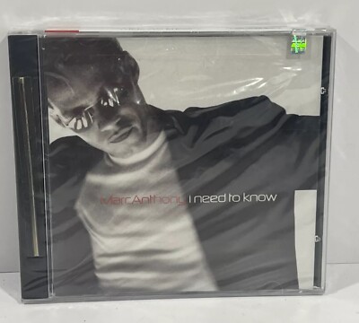 I Need to Know Audio Music CD By Marc Anthony New Sealed