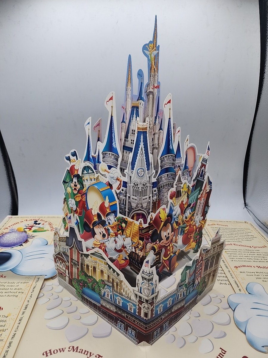 WALT DISNEY WORLD MAGICAL POP-UP BOOK Collectible EXC -1st Epcot