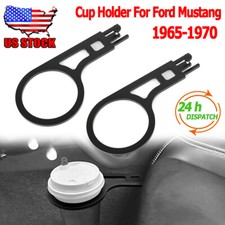 2x Cup Holder For Ford Mustang With Seat Tracks 1965 To 1970 Left Right 1968 Us
