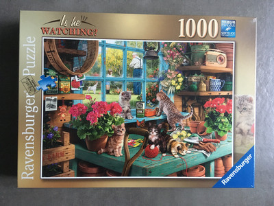 Ravensburger 1000 Teile Puzzle - Is he Watching? - No. 195527 - NEU ...