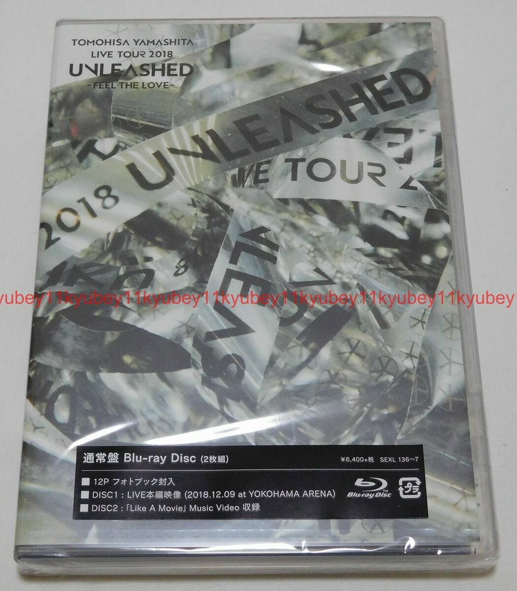 TOMOHISA YAMASHITA LIVE TOUR 2018 UNLEASHED FEEL THE LOVE Blu-ray Japan  SEXL-136