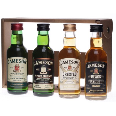 Jameson Irish Whiskey Mini Set 4 x 0,05 Liter