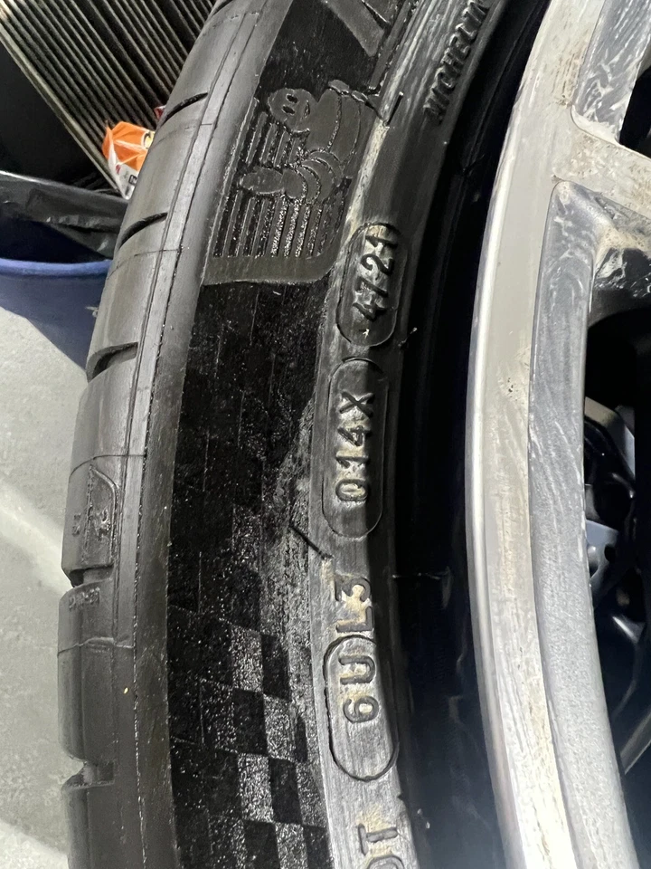 20" AMG OEM Wheels Rims Mercedes With Tires SL63, GT AMG - Image 3 of 4