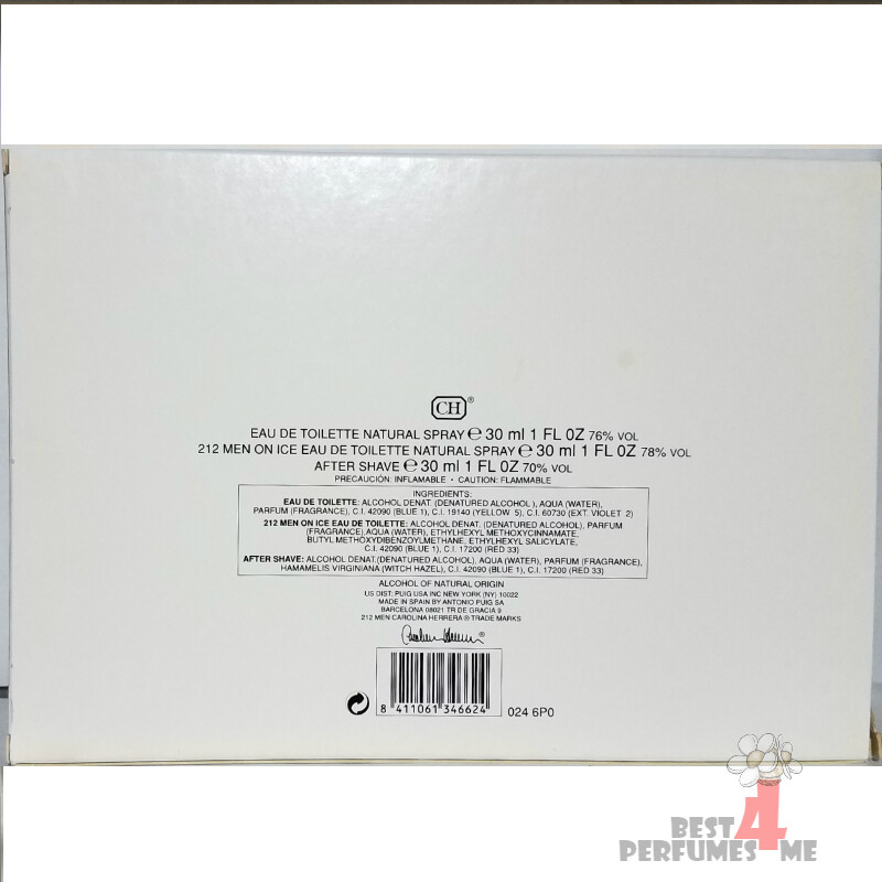 Carolina Herrera 212 Gift Set (30ml EDT + 212 on Ice 30ml Men +