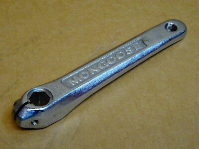 Mongoose 3 Stück Stahlkurbel 175 mm Kurbelarm ohne Antriebsseite unbenutzt NOS