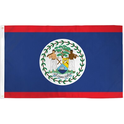 3x5 Belize Flag Central American Banner Country Pennant