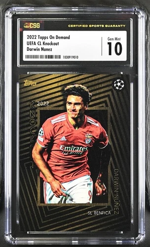 2022 Topps On Demand UCL Knockout - Darwin Nunez CSG 10