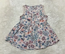 Lauren Conrad LC Womens Size S Multicolor Floral Empire Waist Tank Top