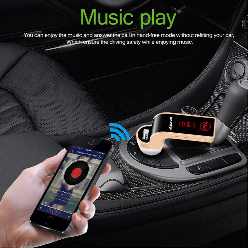Sri Lanka Car G7 Modulator CARG7 Bluetooth Car Kit FM Transmitter