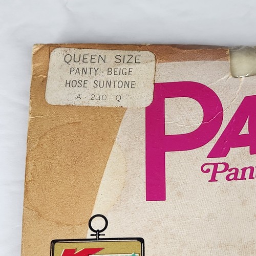 Vintage Panti-All Panty & Pantihose All In One QUEEN SZ. 100% Nylon Sandalfoot - Picture 7 of 7