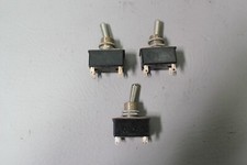 3 Vintage Nos A-hh Toggle On Off Switch Ia 250v 3a 125v Und Lab Inc Usa Made