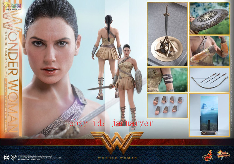 Perfect HotToys 1/6 Mms424 Wonder Woman Training Armor Version In