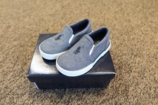 New Polo Ralph Lauren TODDLER Bal Harbour Slip-On Sneakers - Size 6.5 - Navy