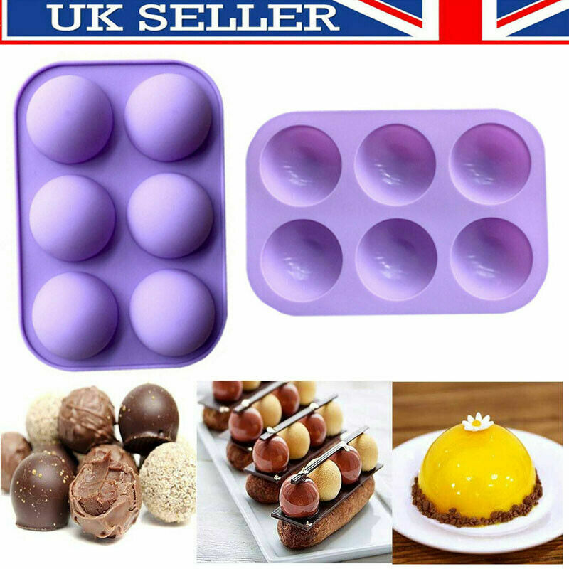 Half Ball Sphere Silicone Cake Mold Chocolate Cookie Ice Candy Baking  Mould