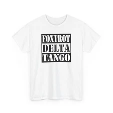 Foxtrot Delta Tango Anti-Maga, F Donald Trump America Gildan All Cotton T-Shirt