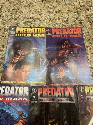 Predator: Cold War, Race War, 5 graphic novels, Dark Horse Comic