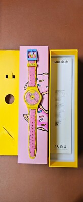 Swatch X Simpsons Watch Seconds Of Sweetness - The Simpsons