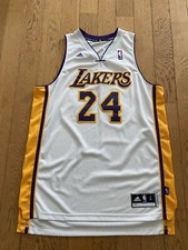 Basket Lakers NBA Kobe Bryant #24. White Vintage jersey. Adidas. Size L