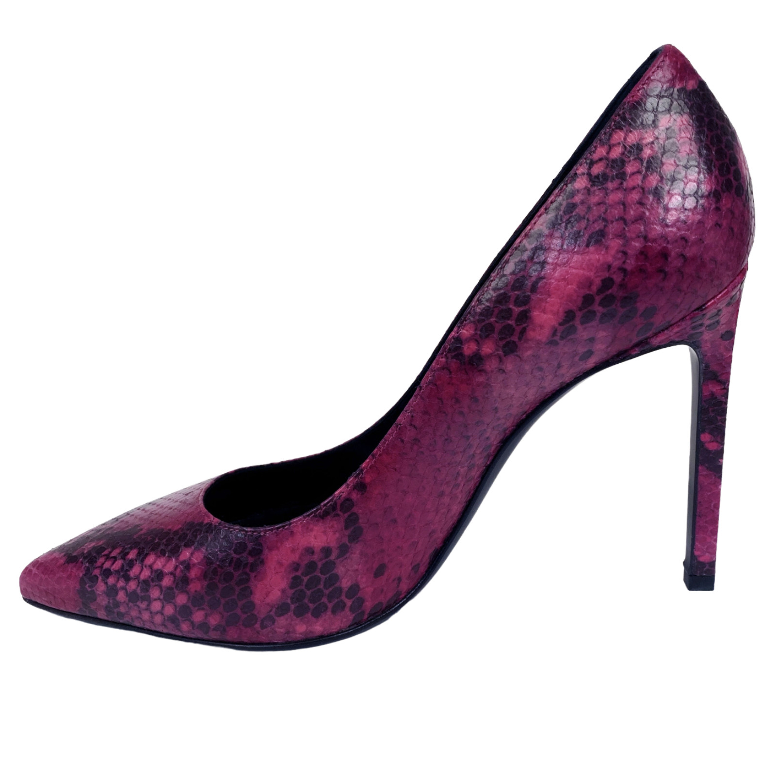 YSL Saint Laurent Women’s Python Leather High-Heel Paris Pumps 315534 Size 36 thumbnail 4