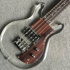 Dan ArmStrong 4 String Electric Bass Guitar Acrylic Body Chrome Hardware