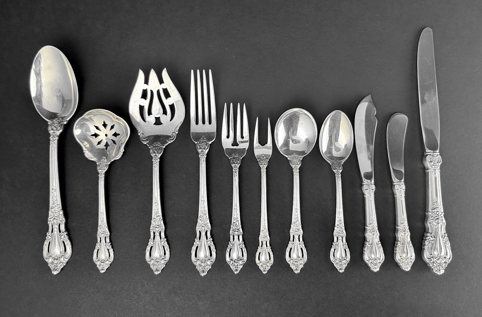 Eloquence (Sterling, 1953) by LUNT SILVER Service for 12 eBay