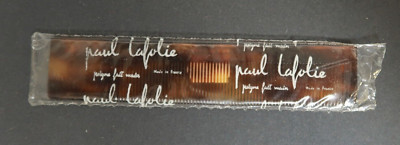 Paul Lafolie Comb Hair Brush Vintage Amber Brown Color 6'' (Not Used)