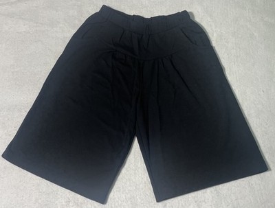 eg Mix & Match 100% Cotton Flare Long Black Shorts Women s