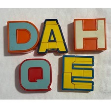 ALPHA BOTS   Alphabet Transforming Robot Toys   5  Letter Set   Lakeshore