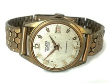 VINTAGE 60s MENS TRIVERA SWISS WATCH WITH CALENDAR BAUMGARTNER BFG 866 MOVEMENT