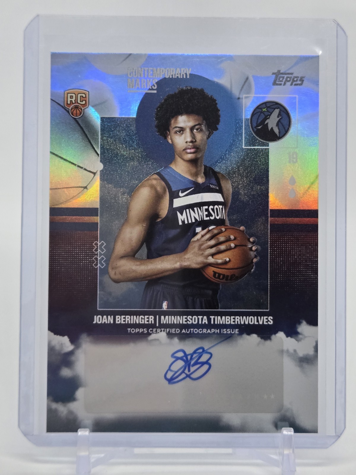 2025-26 Topps Joan Beringer Contemporary Marks Rainbow Foilboard RC Auto #CM-JB