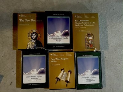The Great Courses DVD and CD lot of 44 plus extra guide books - Read description