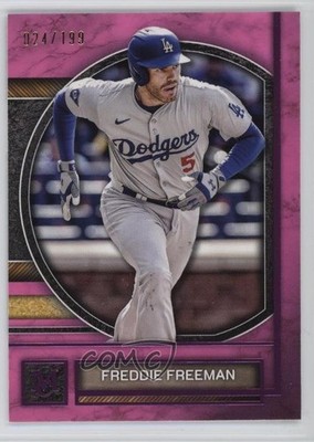 2025 Topps Museum Collection Pink Sapphire /199 Freddie Freeman #66 1b6v