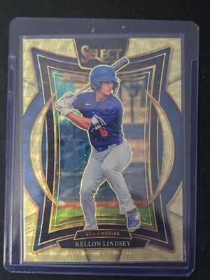 2025 Panini Select Kellon Lindsey Superfractor 1/1 gold vinyl Rookie