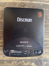 Sony Discman D-121 Mega Bass Portable CD Player Adapter Not Working Read
