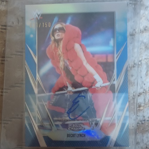 Topps 2026 Topps Chrome WWE Autographs Becky Lynch #BCA-BEL Blue /150