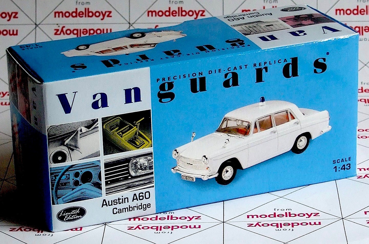 CORGI/VANGUARDS. AUSTIN A60 CAMBRIDGE, Cardiff City Police VA04405 MIB NEW